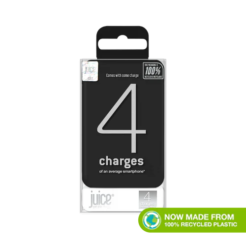 Juice ECO 4-Charge Power Bank - 12,000mAh - Black-WeBuyAnyPhone.com Marketplace