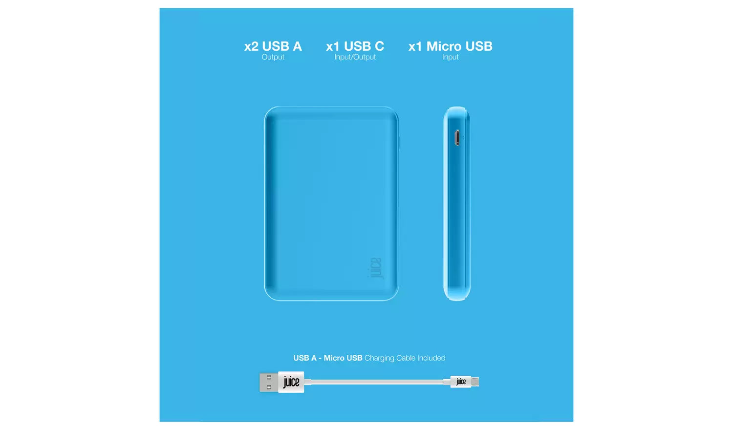 Juice ECO 2-Charge Power Bank - 5000mAh