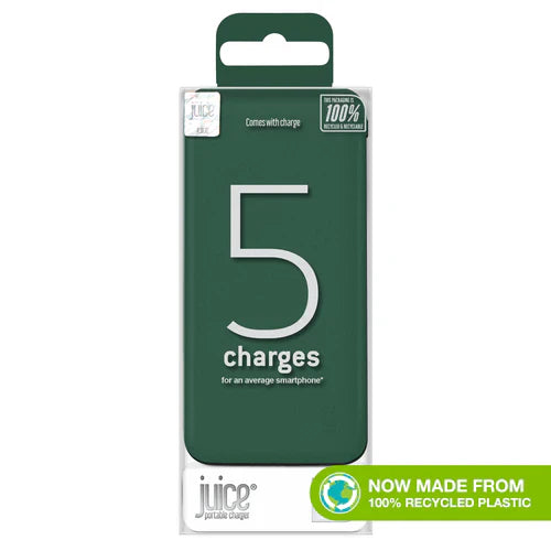 Juice ECO 5 Charge Power Bank 15 000mAh Forest Green